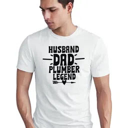 Seekbuylove Typography Printed Round Neck Bio Finish Pure Cotton T-shirt image 2