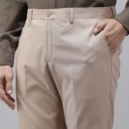 Theme Solid Slim Fit Single Breasted Formal 2 Piece Suits image 5