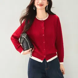 JC Collection Women Cable Knit Cardigan-picture-18