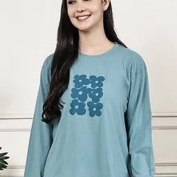 Kanvin Printed Lounge Tshirts-image-21