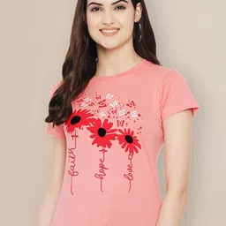 Metronaut Women Typography Printed T-shirt-image-61