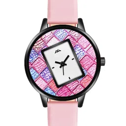 DOUBLERUN Women Dial & Leather Straps Analogue Multi Function Watch image 4