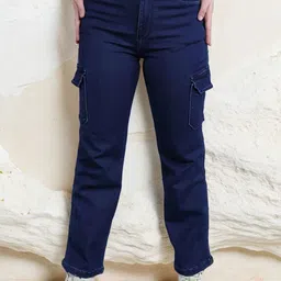 DressBerry Women Pixie Straight Fit High-Rise Stretchable Jeans-image-8