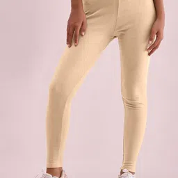 Go Colors Women Solid Mid-Rise Ankle Length Tights-picture-23