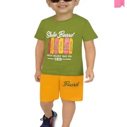 ZADMUS Boys Pack Of 2 Printed Pure Cotton T-Shirts With Shorts-picture-16