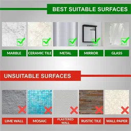 elecrange 6 In 1 Self Adhesive Wall Hooks, Heavy Duty Sticky Hooks for Bathroom & Kitchen Hook 6 image 5