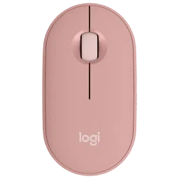 logitech Pebble Mouse 2 Wireless Optical Mouse with Silent Click Buttons (1000 DPI, Ultra Portable, Tonal Rose)-image-9
