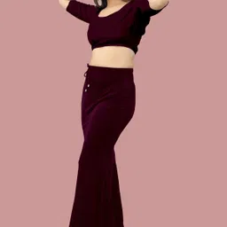SHAYONAM N-VTM_Fish_Purple_XXL_Saree Shapewear shapewear petticoat For Women Lycra Blend Petticoat-picture-34