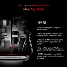 boAt Storm call 3 w/TBT Navigation,Watch Face Studio,1.83''(4.6 cm)HD Display,QR Tray Smartwatch image 2