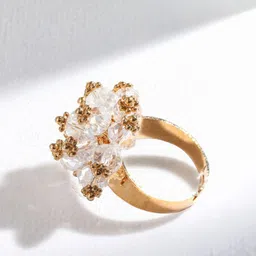 Nias Jewels Imperial Noir Bloom Crystal Blossom Finger Ring-picture-36