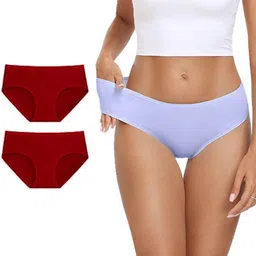 Diving Deep Women Pack of 3 Low-Rise Hipster Briefs-picture-15