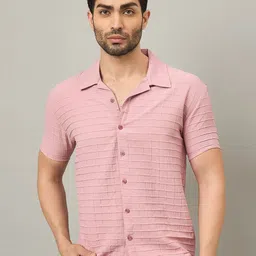 REPRISE Micro Checked Spread Collar Casual Shirt-picture-23