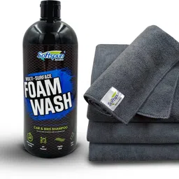 softspun Essentials 1Ltr Car & Bike Premium Shampoo Car Washing Liquid 30X40-1L-GY4 Vehicle Interior Cleaner-picture-10