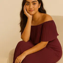 sollobell Women Striped Georgette Maxi Midi Dress-picture-36