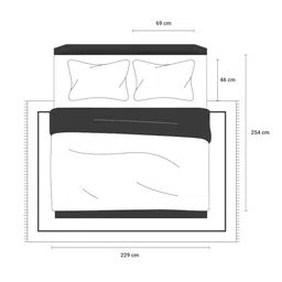 LIVSPACE Pink Pure Cotton 144 TC Double Bedsheet Set 2.54 m x 2.29 m image 4