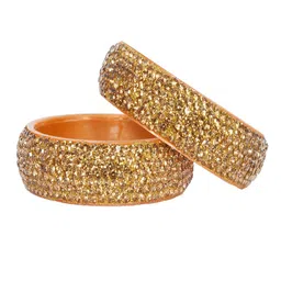 Shopmart Set Of 2 Stone-Studded Bangles image 2