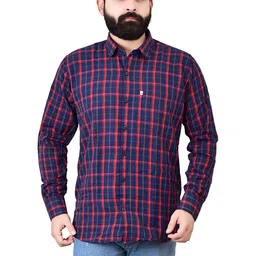 Marc Laurent Men Tartan Checks Checked Casual Shirt-picture-15