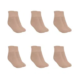 MUKHAKSH Men Pack of 6 Pure Cotton Ankle-Length Socks-picture-18