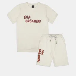 CAVIO Boys Printed T-shirt with Shorts-image-47