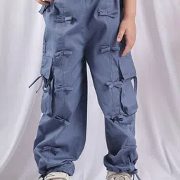 NEUDIS Girls Cargos Trousers-image-98