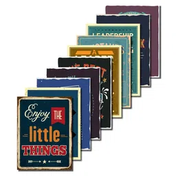 DESSINE ART Multicoloured Paper Wall Paintings-picture-36