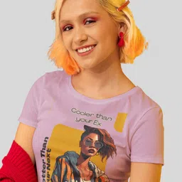 Tee Fusion Women Printed Slim Fit T-shirt-picture-23