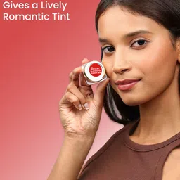 THE SKIN STORY Ayurvedic & Natural Lip & Cheek Tint With Vitamin E - 3 g - Romantic Red image 4