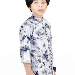 MADE IN THE SHADE Unisex Kids Floral Printed Casual Shirt image 3