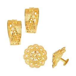 VIVASTRI Women Gold-Plated Alloy Earrings-picture-39
