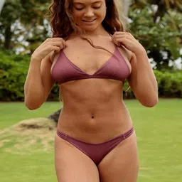 FAST CRY Halter Neck Sleeveless Swim Bikini Set image 4