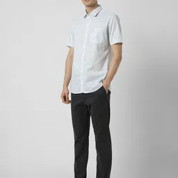 Peter England Casuals Men Printed Slim Fit Cotton Shirt image 2