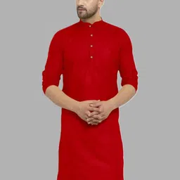 ANUJ FASHION Men Blended A-Line Kurtas-picture-14