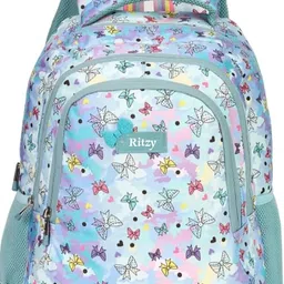 ritzy Large 36 L Laptop Backpack 36L GIRLS AND WOMEN Backpack FOR SCHOOL COLLEGE TRAVEL BACKPACK(BLUE)-picture-25