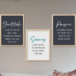 walllane Motivational Wall Art With Frame Home Decor Wall Painting For Living Room Office Bedroom-picture-26