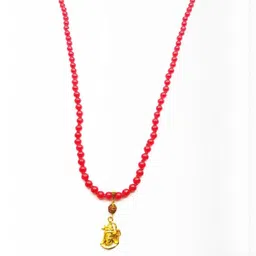 RAVIOUR LIFESTYLE Brass-Plated Synthetic Necklace image 2