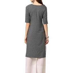 Ethnic basket Women Pack Of 2 Multicoloured Crepe Kurtas image 3