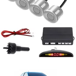 zplus Universal 4 Silver Reverse Parking Sensor With LED Display For Cars-125 Safety of Passengers/Car One Alarm Kit-1131 Parking Sensor-picture-34