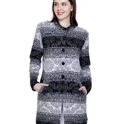 Chatanya Women Floral Longline Cardigan-image-12