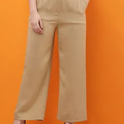 BAESD Women Relaxed Wide Leg Casual Trousers-picture-23