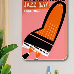 SAF Pink & Black International Jazz Day Wooden Wall Art-picture-40