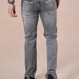 V-Mart Men Regular Fit Mid-Rise Light Fade Stretchable Jeans image 2