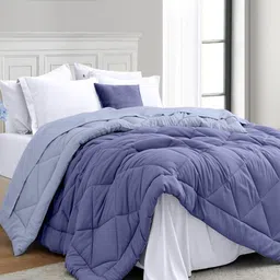 INDRA'S Lavender & Purple Microfiber AC Room 150 GSM Comforter-picture-29