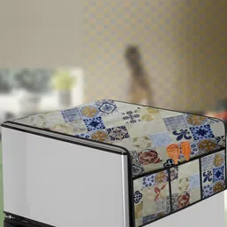 The Furnishing Tree Yellow Printed Refrigerator Cover-picture-16