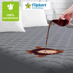 King Size Fitted Polyster Breathable, Stretchable, Waterproof Mattress Cover-image-4