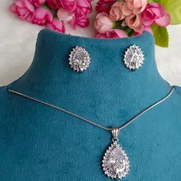 DENICRAAS Silver-Plated Alloy Jewellery Set image 5