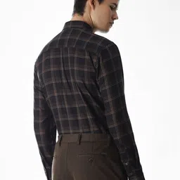 Jack & Jones Checked Spread Collar Cotton Slim Fit Casual Shirt image 5