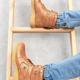 Killer Men Round Toe Laced Up Boots image 3