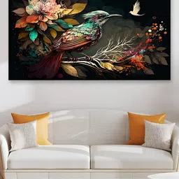 DEKORSTATION Black & Green Painted Wooden Wall Art-image-49