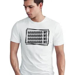 Seekbuylove Men Bio Finish Typography Printed Round Neck Pure Cotton T-shirt-picture-25