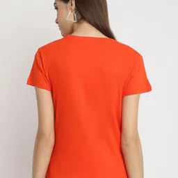 Dreambe Women Typography Printed T-shirt image 3